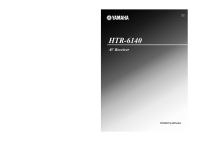 Yamaha HTR-6140 - Owners Manual 